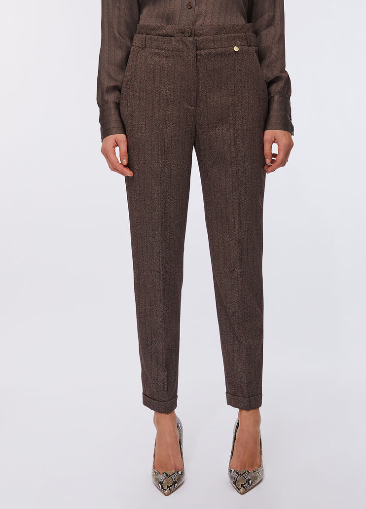 Cigarette trousers dark brown Liu Jo - medium Cigarette trousers dark brown Liu Jo - medium
