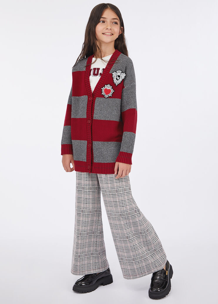Pantalon à carreaux en jersey carreaux Liu Jo - medium Pantalon à carreaux en jersey carreaux Liu Jo - medium