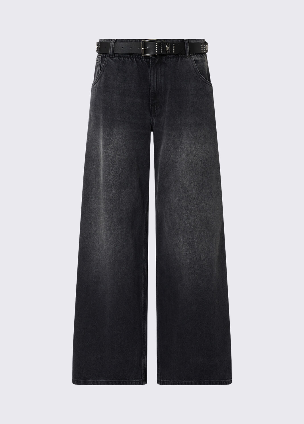 Flare Jeans with Belt black denim Liu Jo - large image number 6