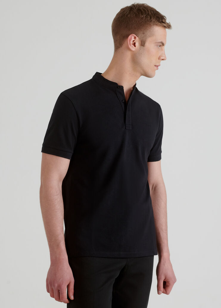 Polo shirt with mandarin collar  Liu Jo - large image number 0 Polo shirt with mandarin collar  Liu Jo - large image number 0