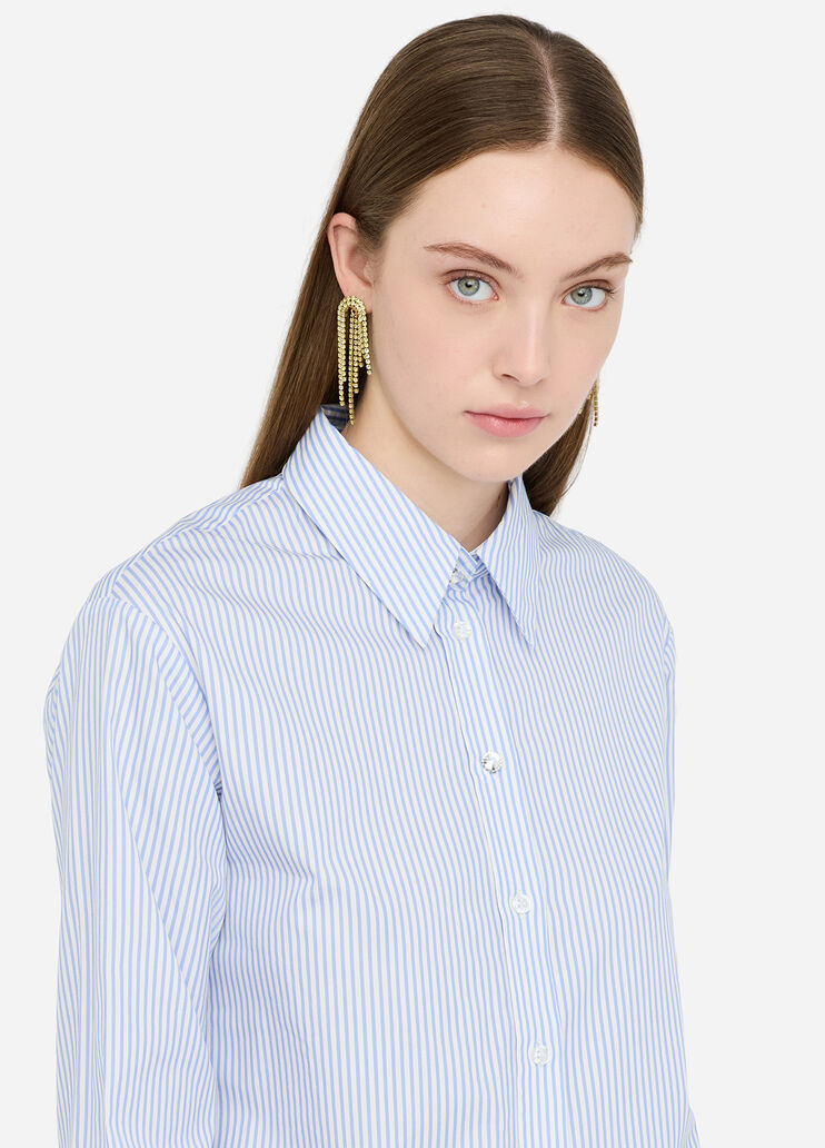 Striped cotton shirt with top  Liu Jo - large image number 2