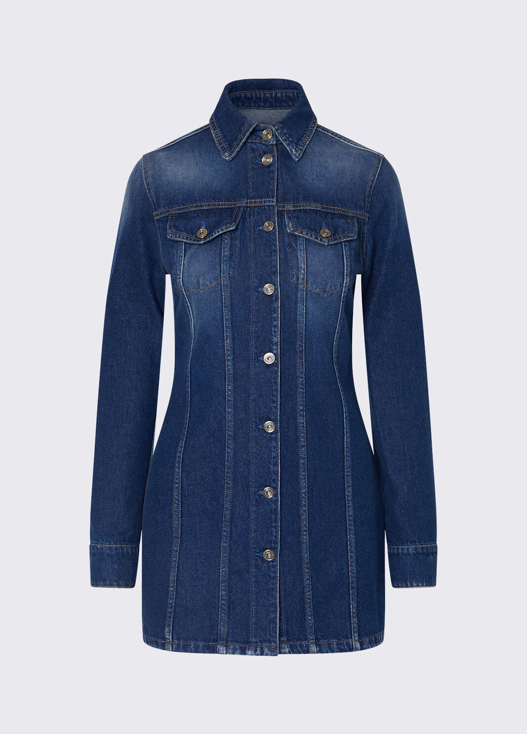 Kurzes Denim-Kleid denimblau Liu Jo - large image number 6