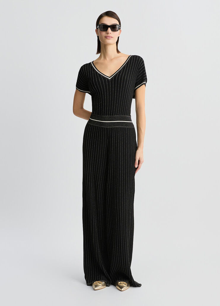 Lurex® knit jumpsuit black Liu Jo - medium Lurex® knit jumpsuit black Liu Jo - medium