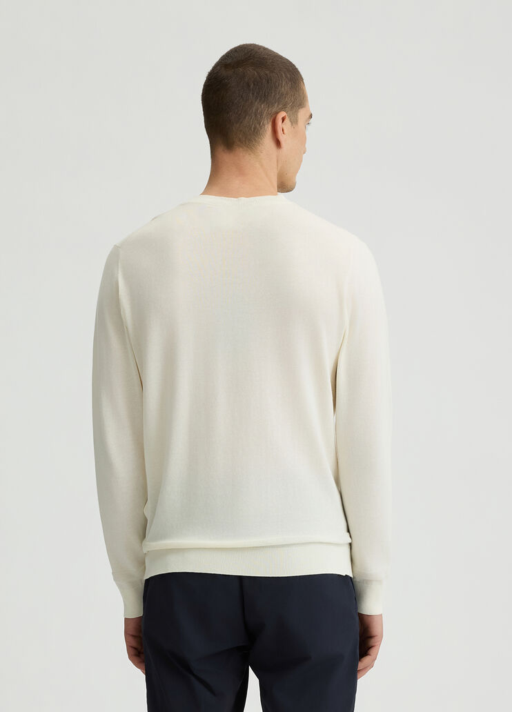 Men's white jumper white Liu Jo - large image number 1 Men's white jumper white Liu Jo - large image number 1