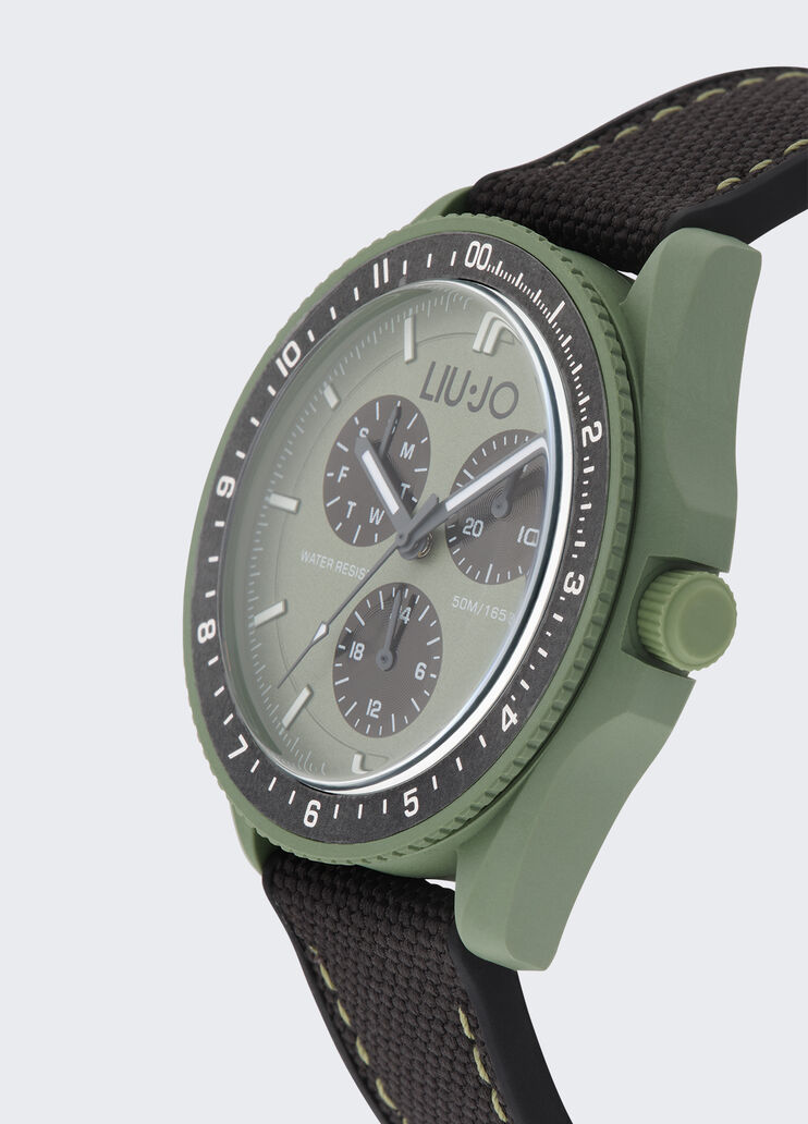 Men&rsquo;s watch with chronograph black Liu Jo - medium