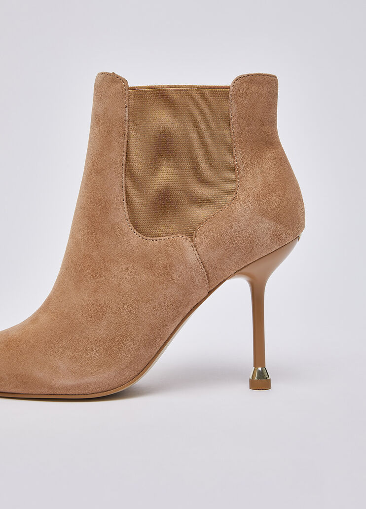 Ankle boots in suede camel Liu Jo - medium