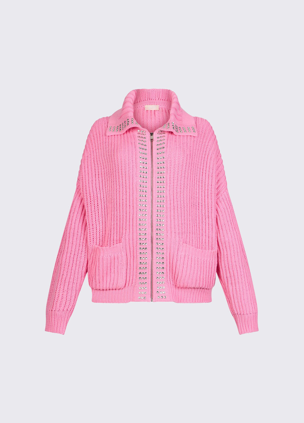 Cardigan with gemstones peach Liu Jo - large image number 6