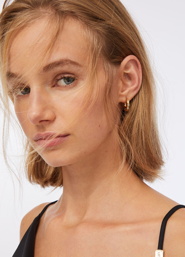 Diamanté earrings gold Liu Jo - medium Diamanté earrings gold Liu Jo - medium