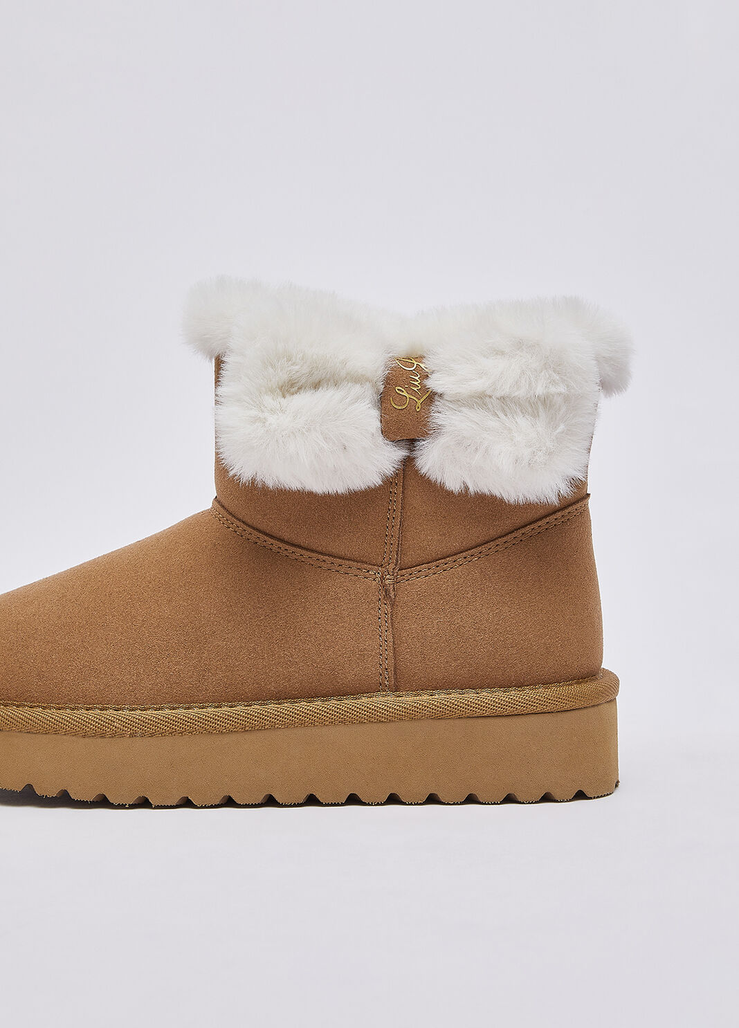 Warm ankle boots cognac Liu Jo - large image number 4