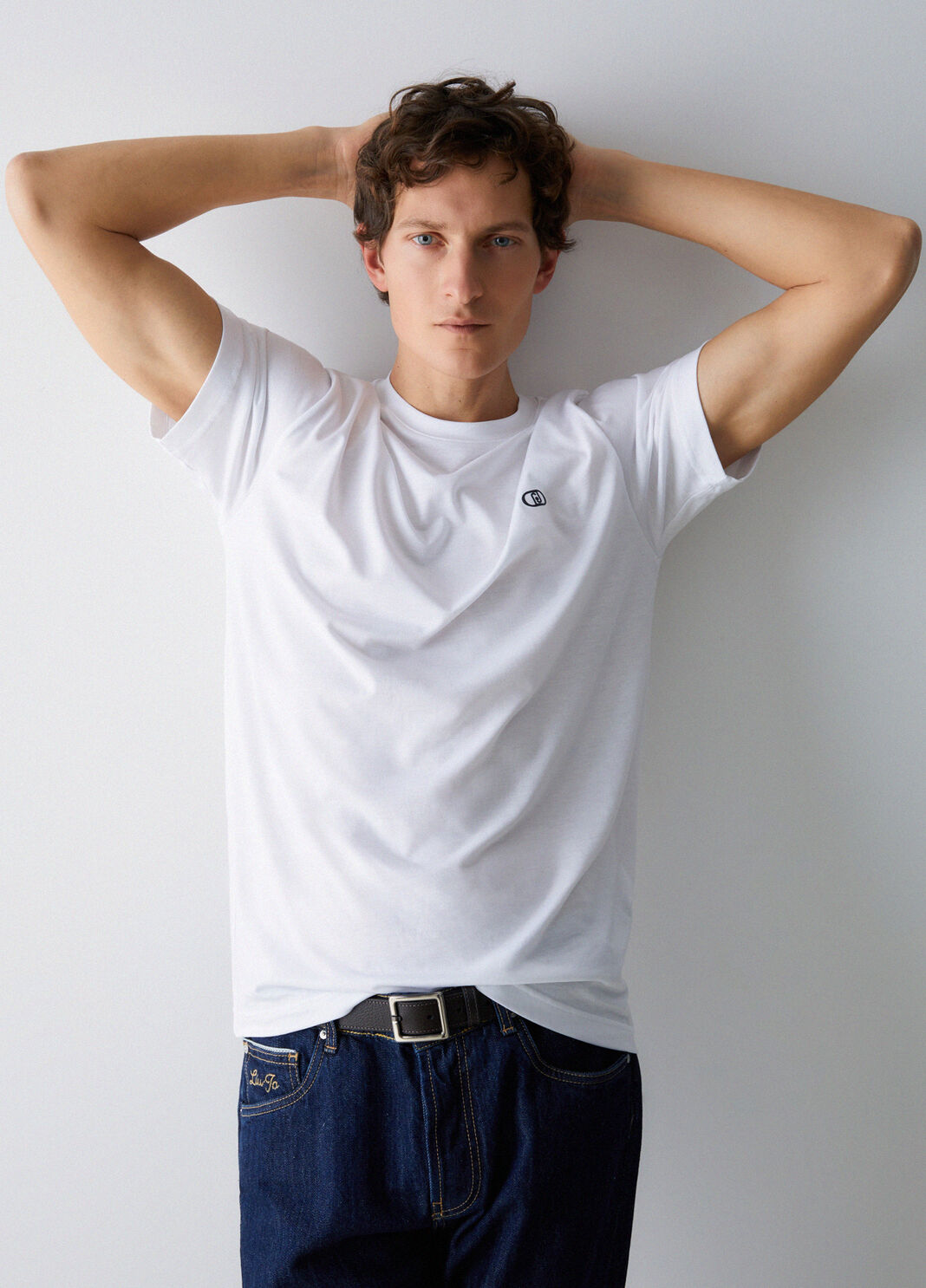 T-shirt with print logo white Liu Jo - large image number 3