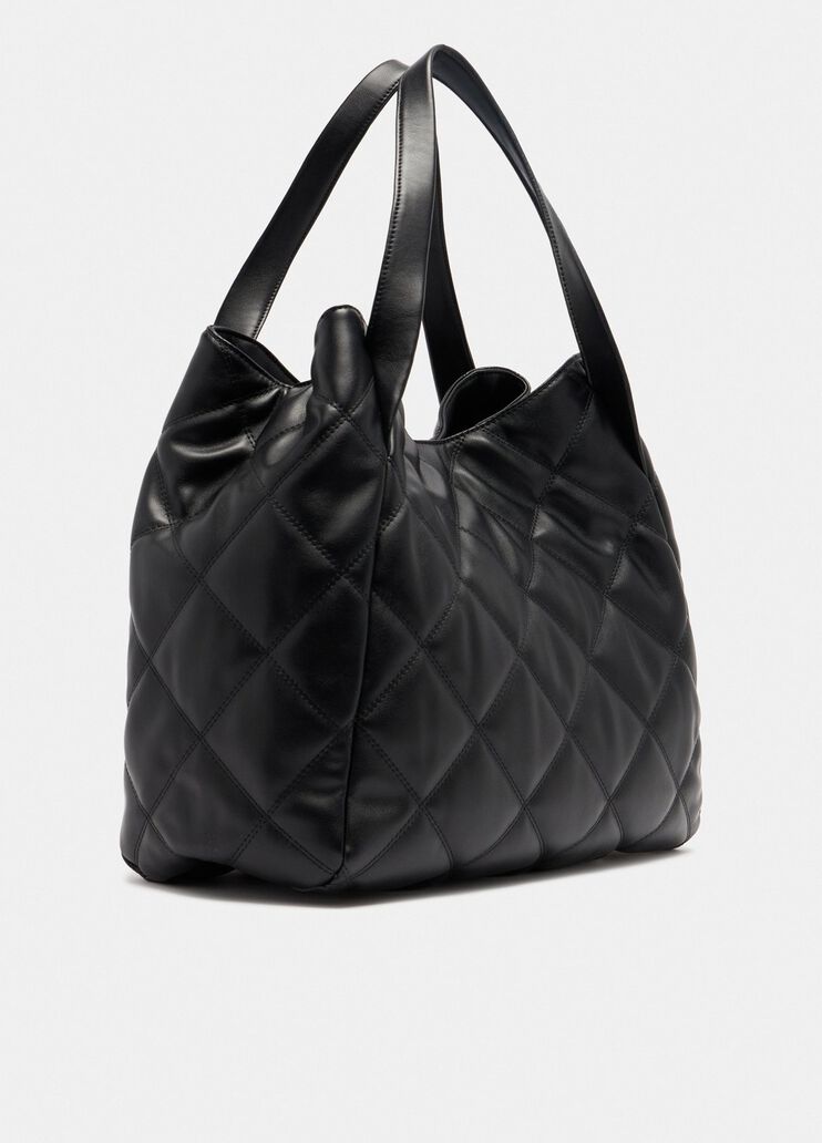 Sac fourre-tout grand format matelass&eacute; noir Liu Jo - medium