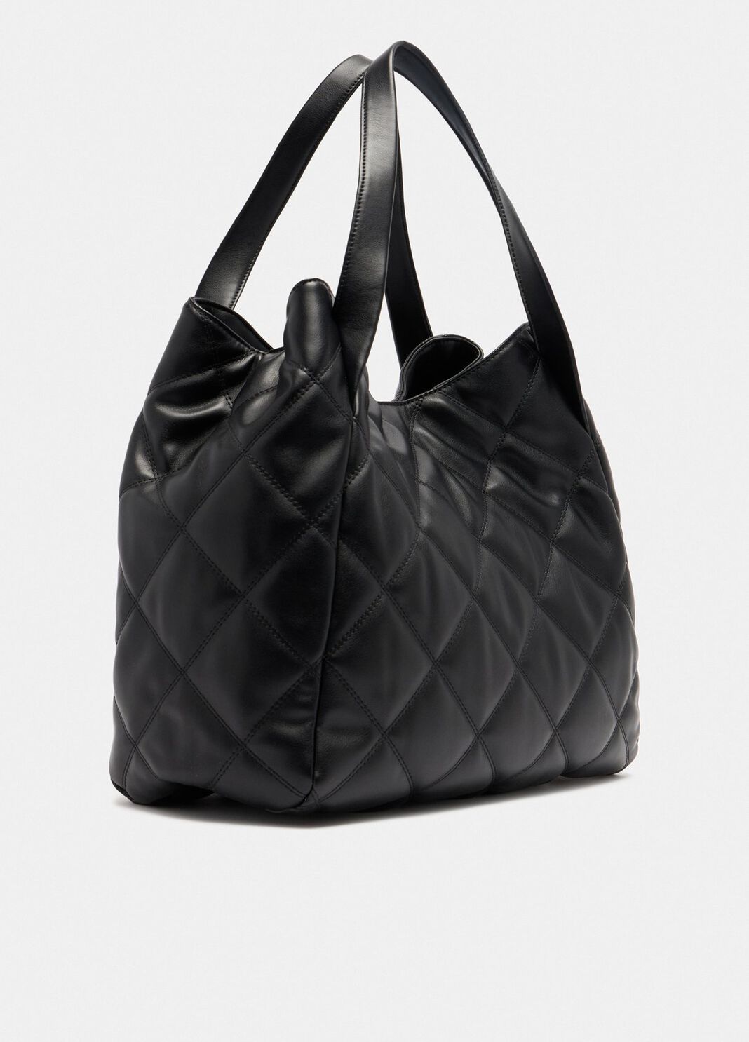 Sac fourre-tout grand format matelass&eacute; noir Liu Jo - large image number 1