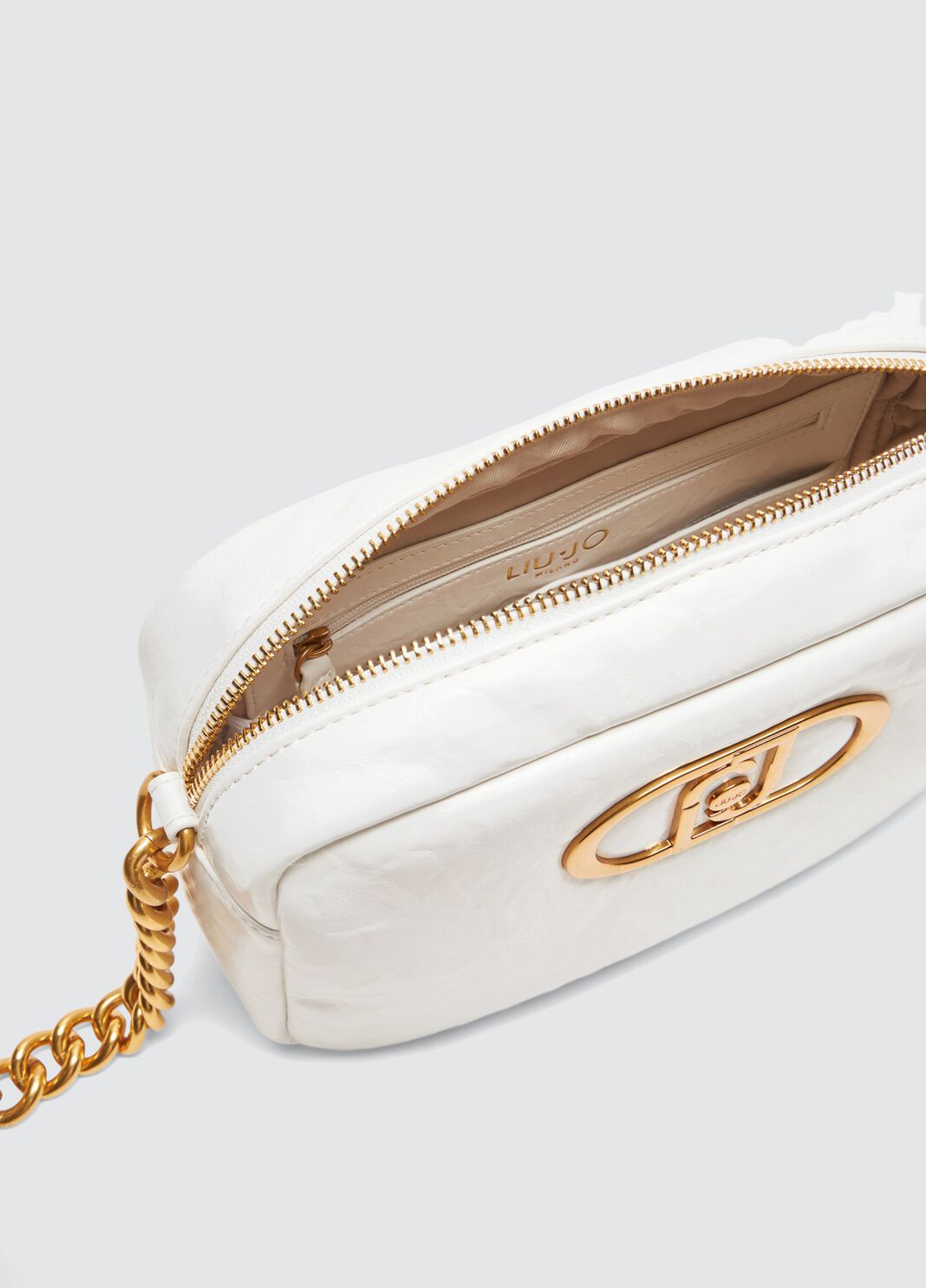 Borsa a tracolla LaPuffy media bianco Liu Jo - large image number 7
