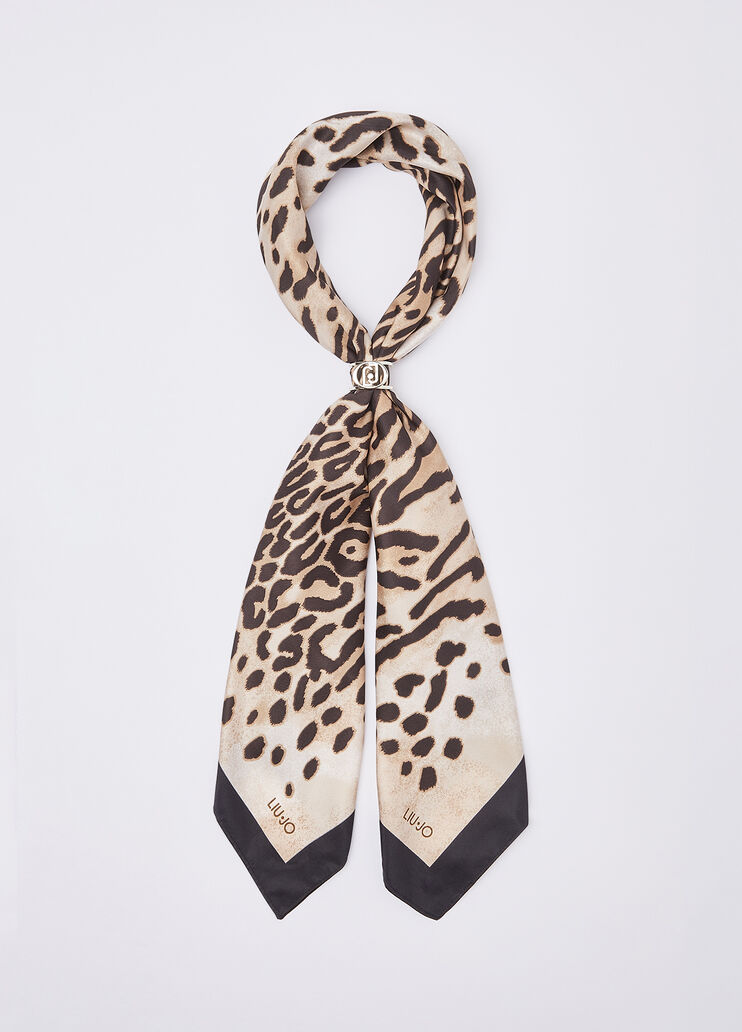 Gro&szlig;es Tuch mit Animal-Print Leopardenmuster Liu Jo - medium