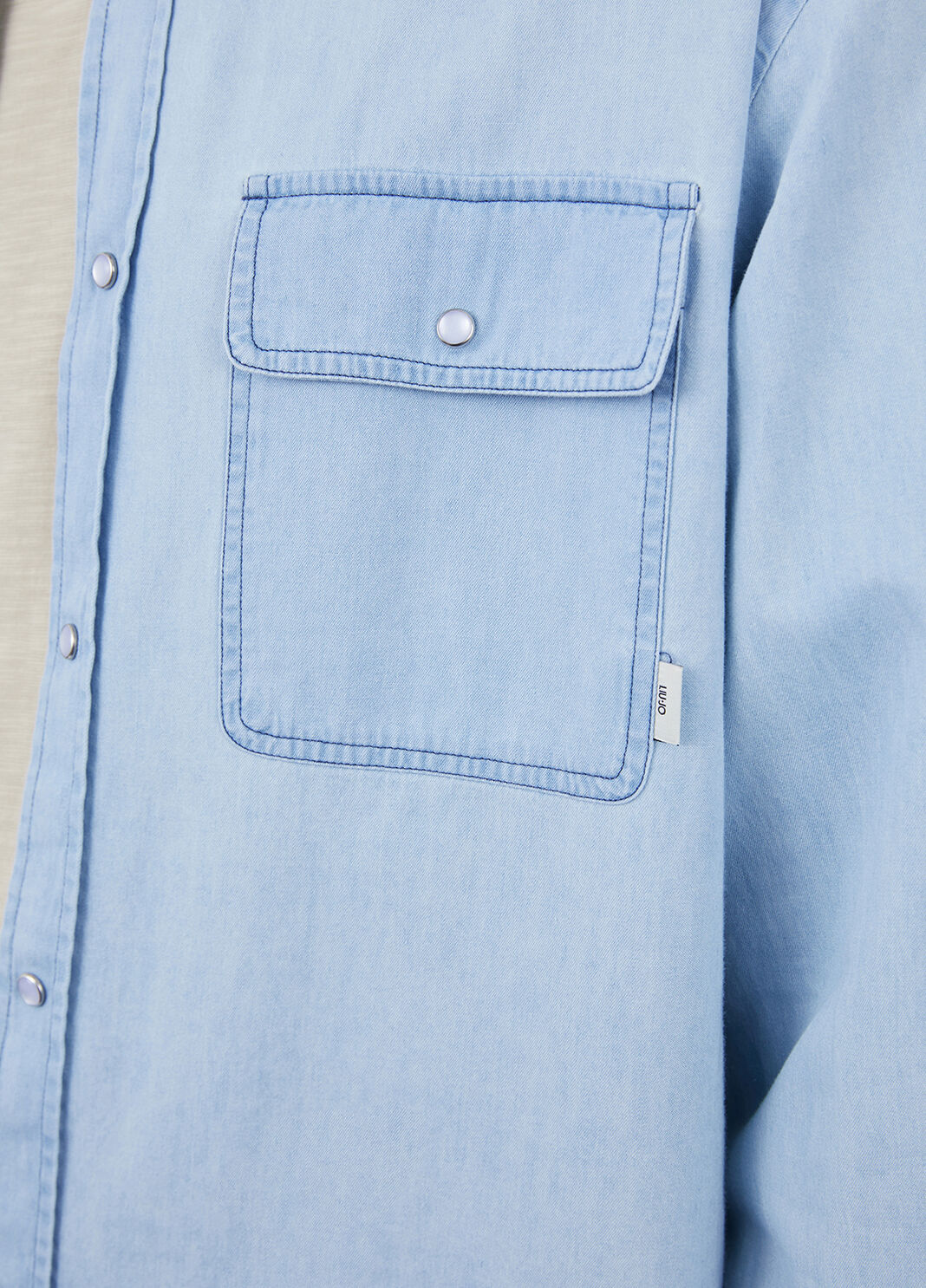 Camicia coreana in denim denim chiaro Liu Jo - large image number 2