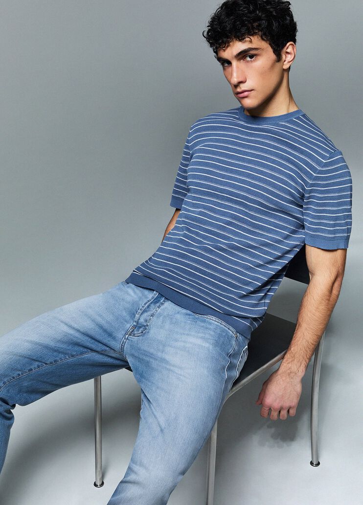 Tapered fit jeans blue denim Liu Jo - medium