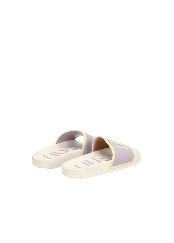 Slippers with logo lilac/lemon Liu Jo - large image number 1