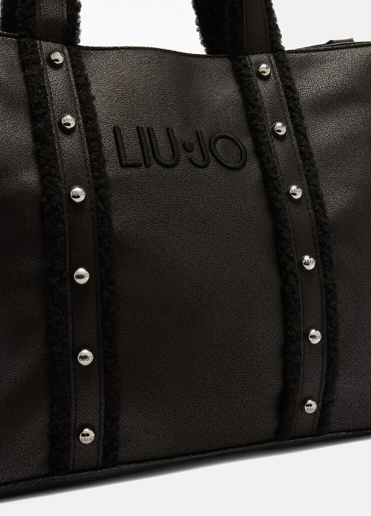 Large shopping bag black Liu Jo - large image number 4 Large shopping bag black Liu Jo - large image number 4