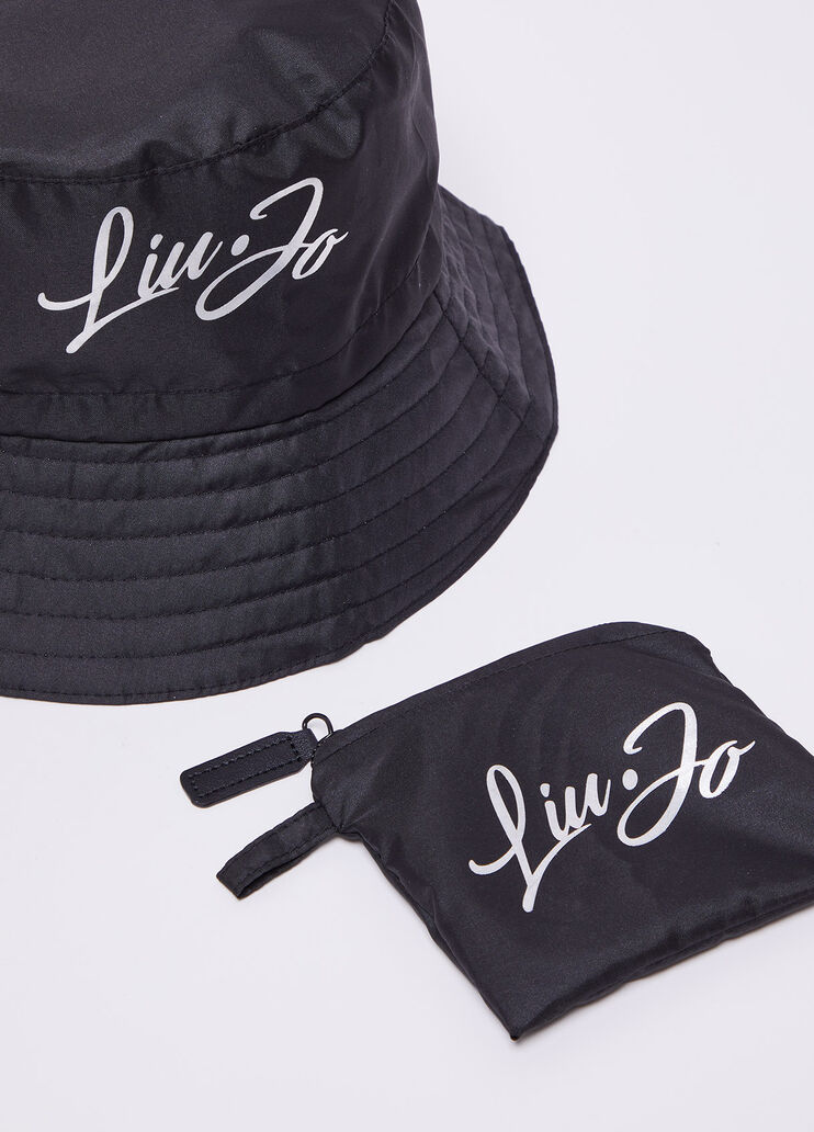 Foldable bucket hat black Liu Jo - medium Foldable bucket hat black Liu Jo - medium
