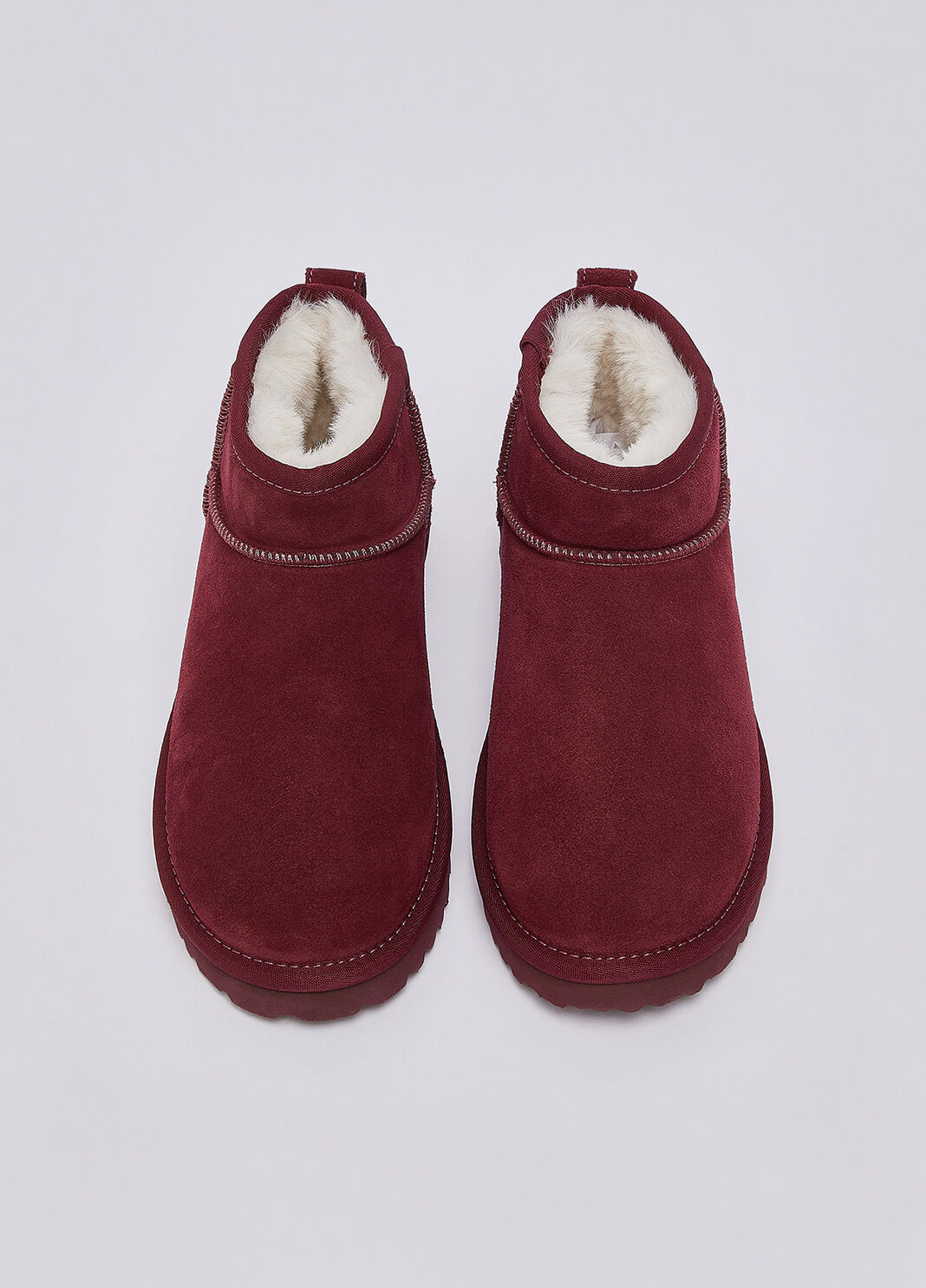 Bottines en daim rouge cerise Liu Jo - large image number 3