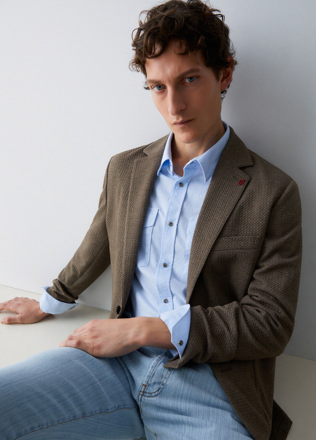 Giacca in jersey strutturato zenzero Liu Jo - large image number 2