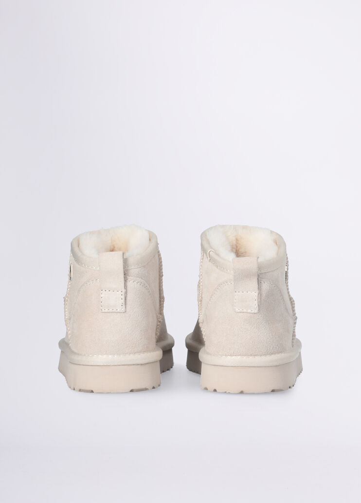 Suede ankle boots cream Liu Jo - large image number 6 Suede ankle boots cream Liu Jo - large image number 6