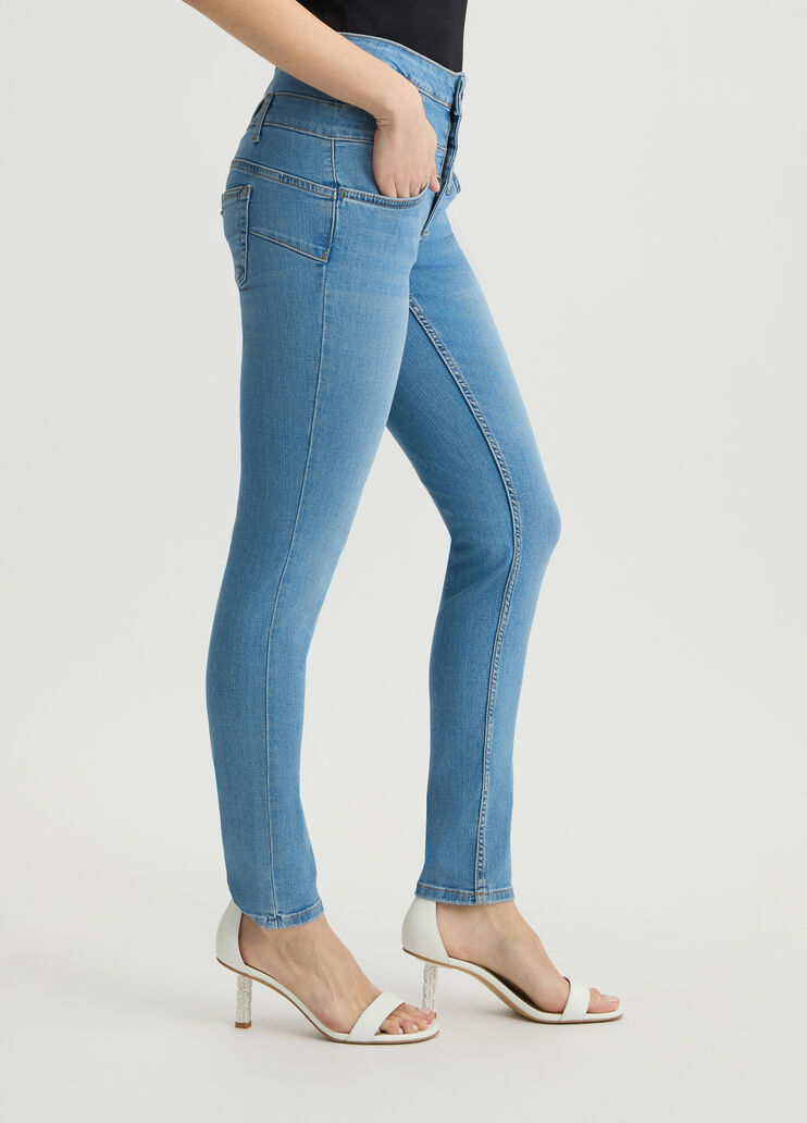High-waisted skinny jeans blue denim Liu Jo - large image number 3 High-waisted skinny jeans blue denim Liu Jo - large image number 3