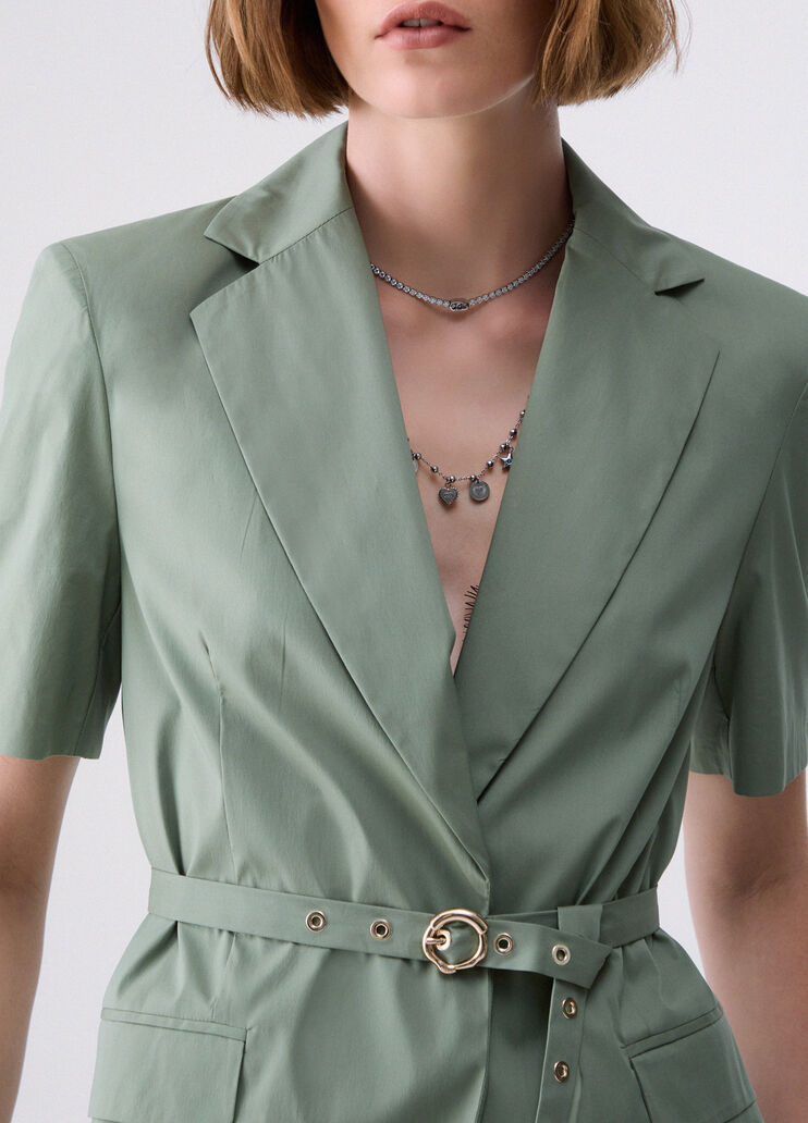 Blazer with belt green Liu Jo - medium