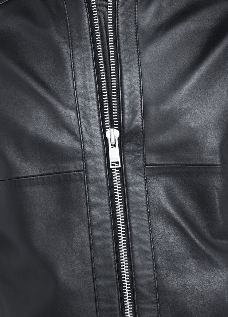 Bikerjacke aus Leder Schwarz Liu Jo - large image number 4 Bikerjacke aus Leder Schwarz Liu Jo - large image number 4