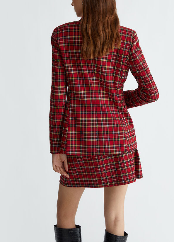 Tartan blazer red Liu Jo - large image number 1