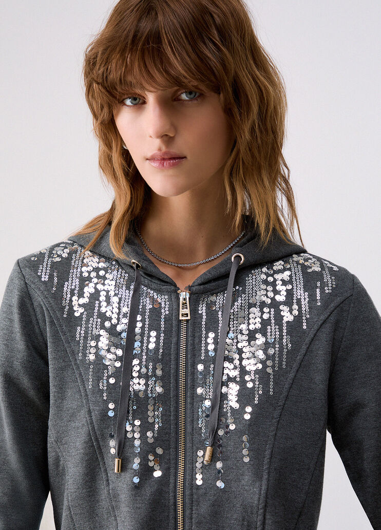 Sweatshirt with hood and sequins  Liu Jo - medium