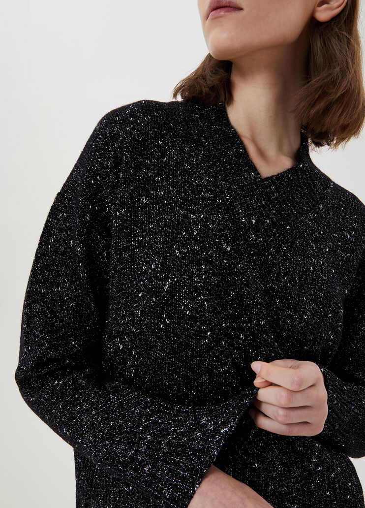 V-neck jumper Black Liu Jo - large image number 2