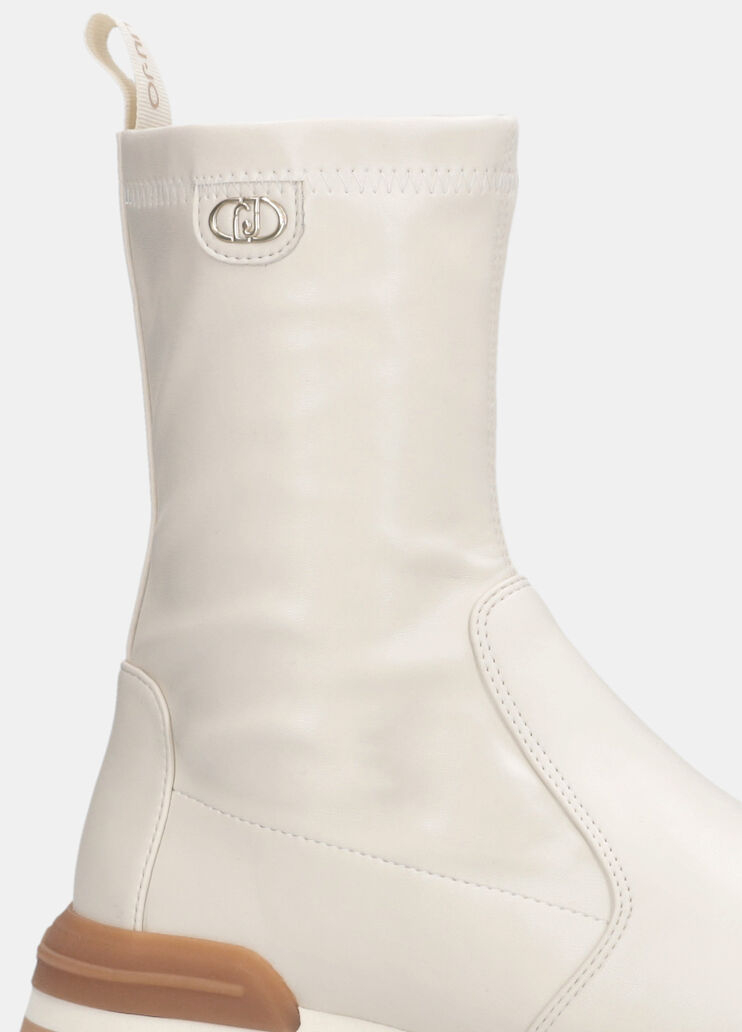 Stiefeletten mit Stretch-Obermaterial Milch Liu Jo - large image number 6