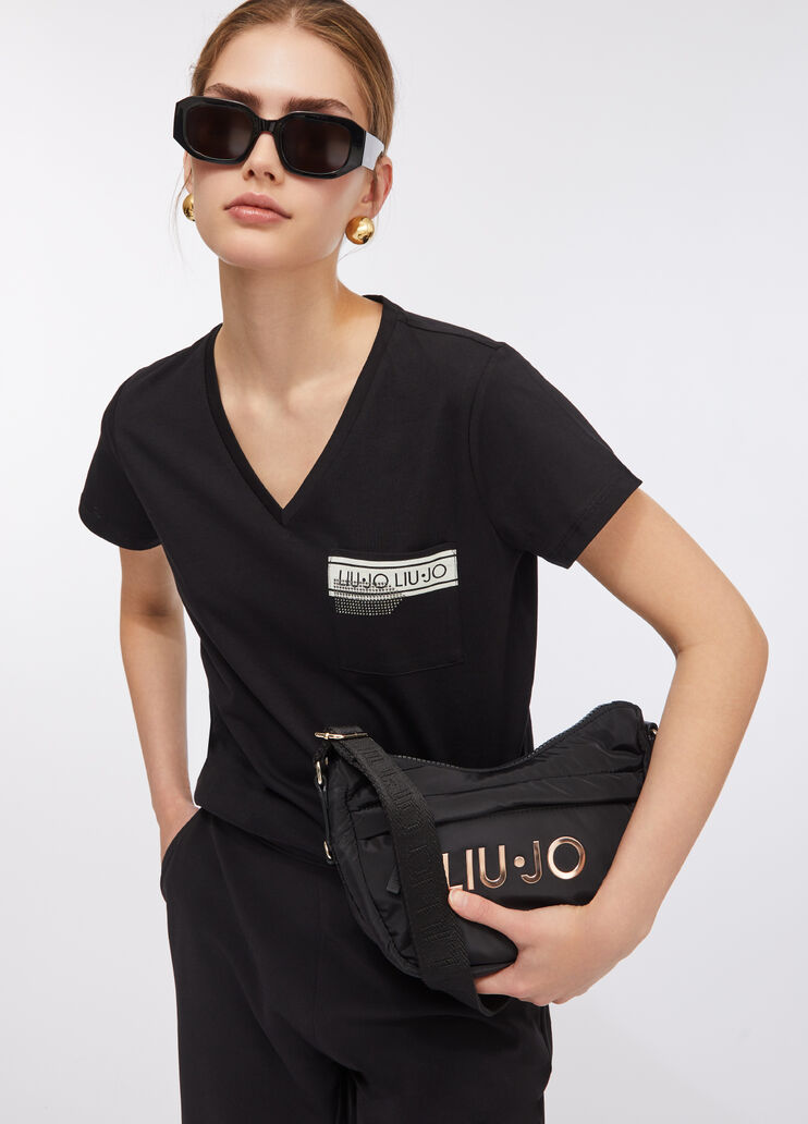 T-shirt Liu Jo Better noir Liu Jo - large image number 2