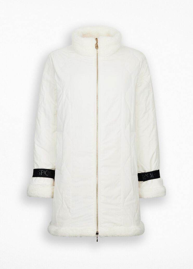 Reversible coat milk white Liu Jo - large image number 6 Reversible coat milk white Liu Jo - large image number 6