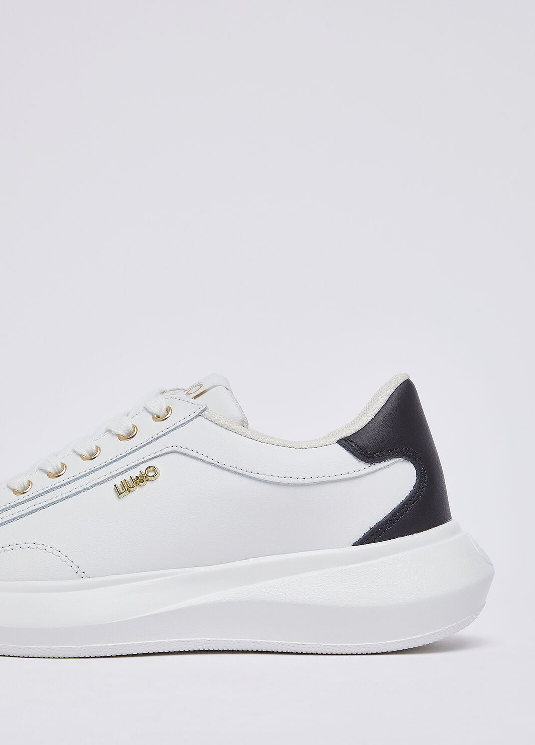 Sneakers en cuir blanc Liu Jo - large image number 5