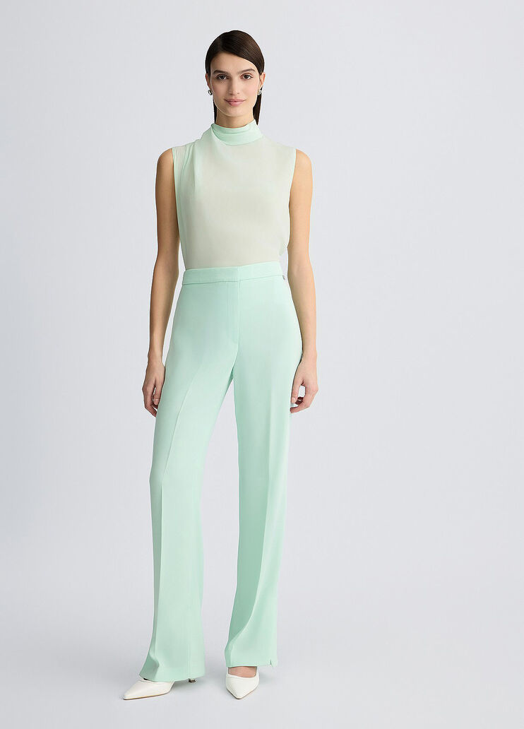 Silk Top mint Liu Jo - large image number 5 Silk Top mint Liu Jo - large image number 5