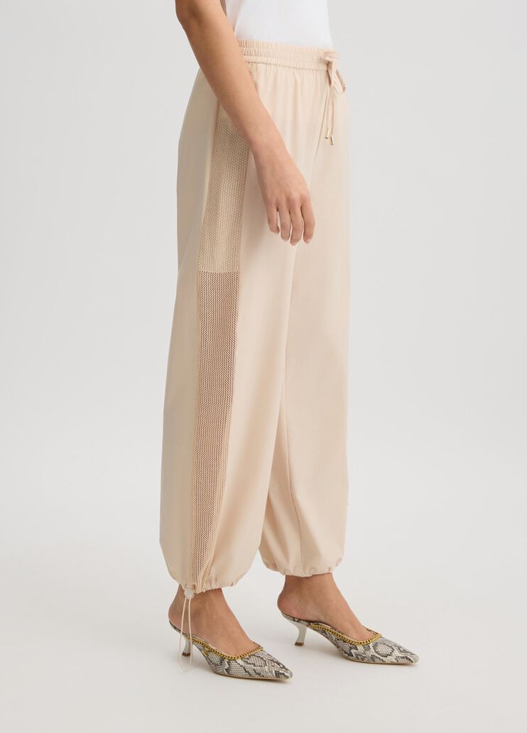Beige trousers with drawstring beige Liu Jo - large image number 3 Beige trousers with drawstring beige Liu Jo - large image number 3