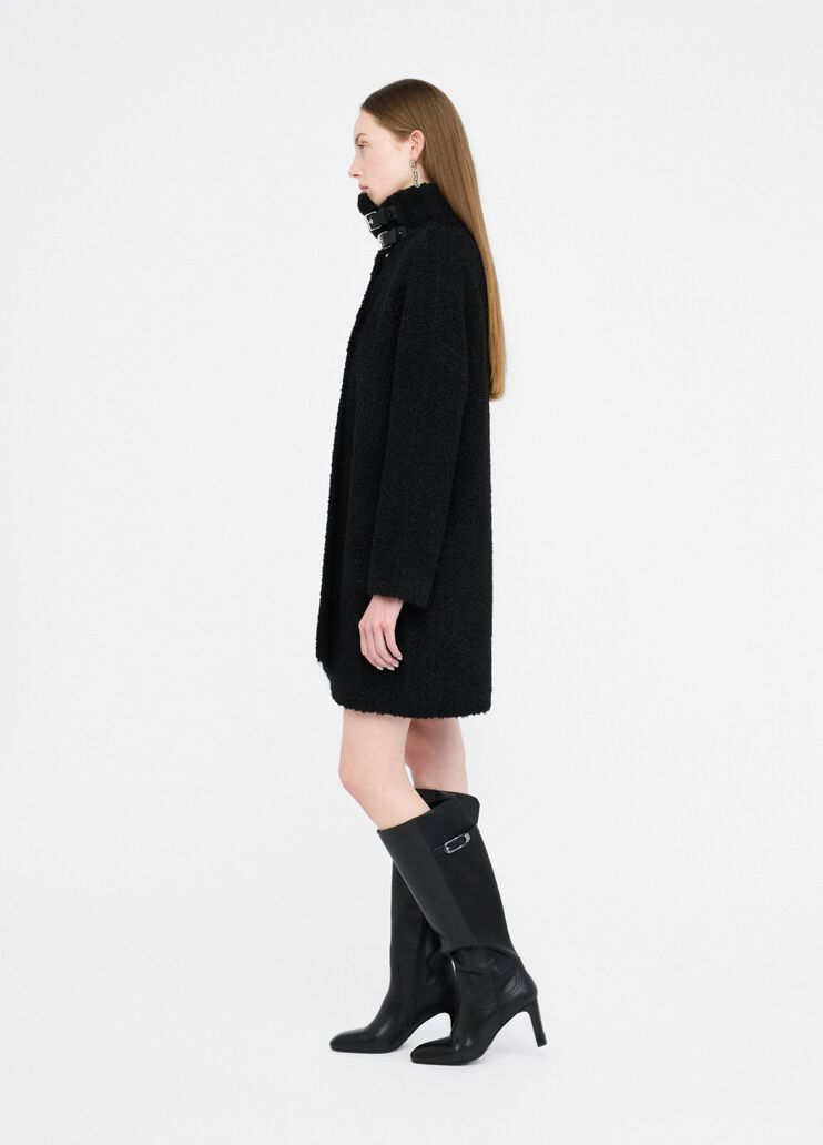 Bouclé knit coat black Liu Jo - large image number 3 Bouclé knit coat black Liu Jo - large image number 3