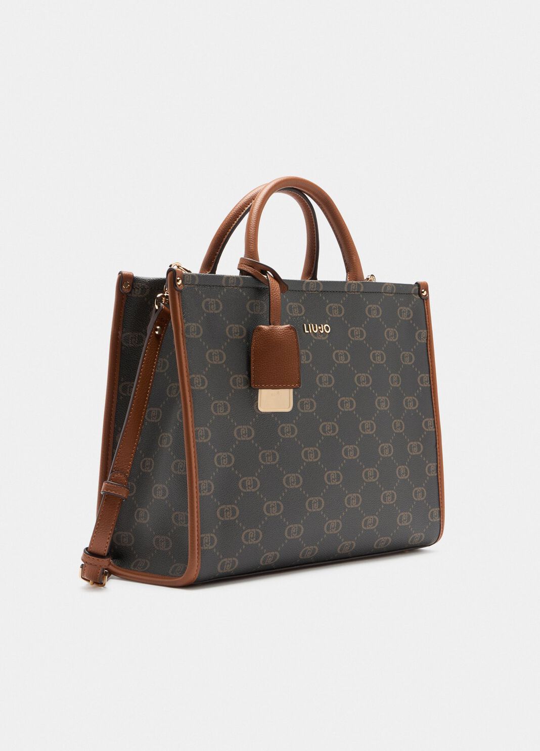 Medium Liu Jo Better shopping bag gingerbread Liu Jo - large image number 2