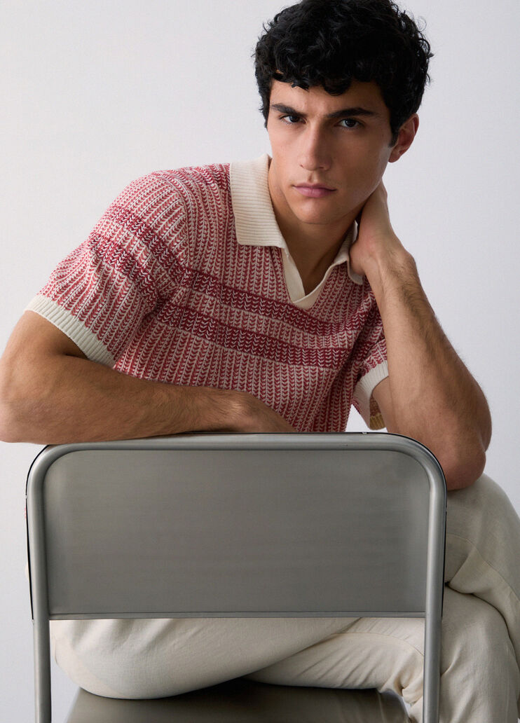 T-shirt en maille rouge Liu Jo - medium