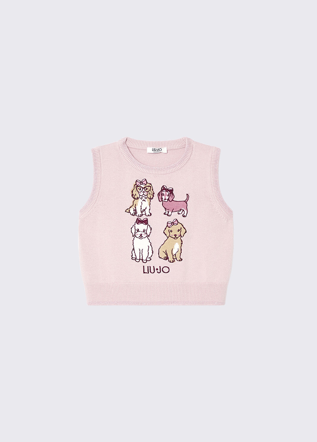 Jacquard Vest pink Liu Jo - large image number 2