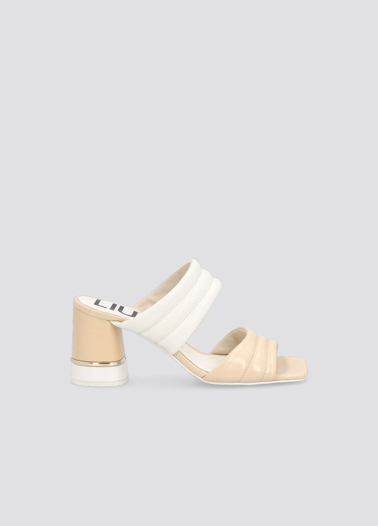 Bold sandals with heel  white Liu Jo - large image number 0 Bold sandals with heel  white Liu Jo - large image number 0