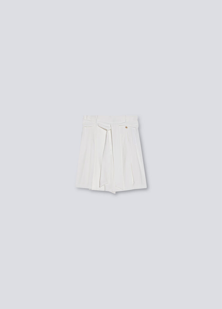 Shorts de talle alto blanco Liu Jo - large image number 4 Shorts de talle alto blanco Liu Jo - large image number 4