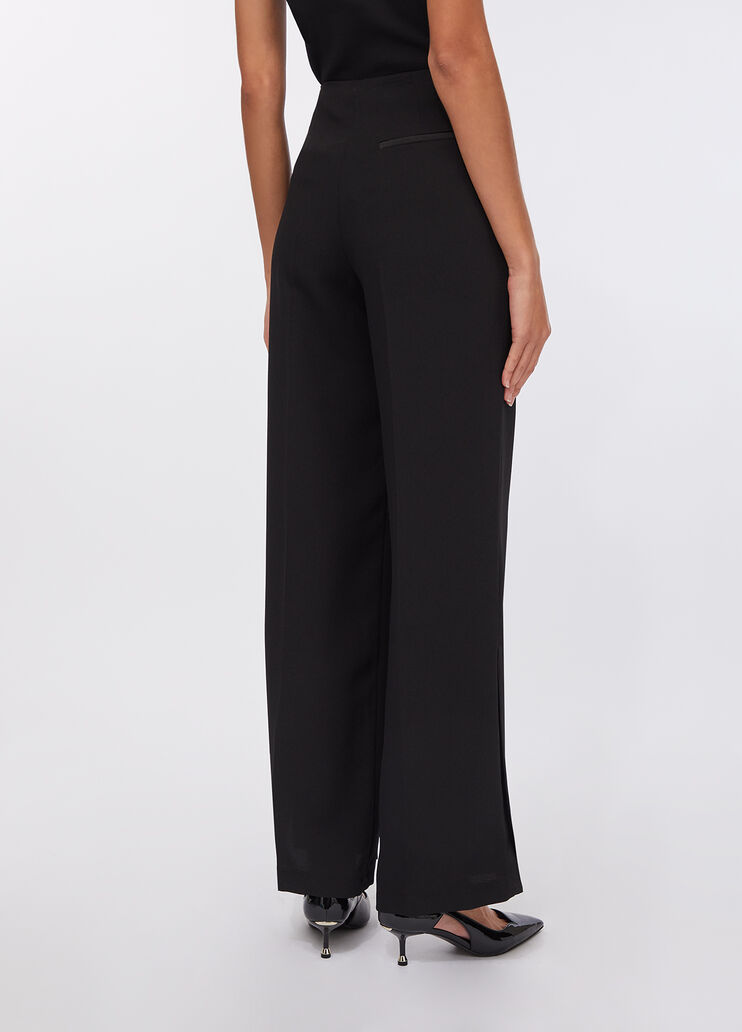 Envers satin palazzo trousers black Liu Jo - large image number 1