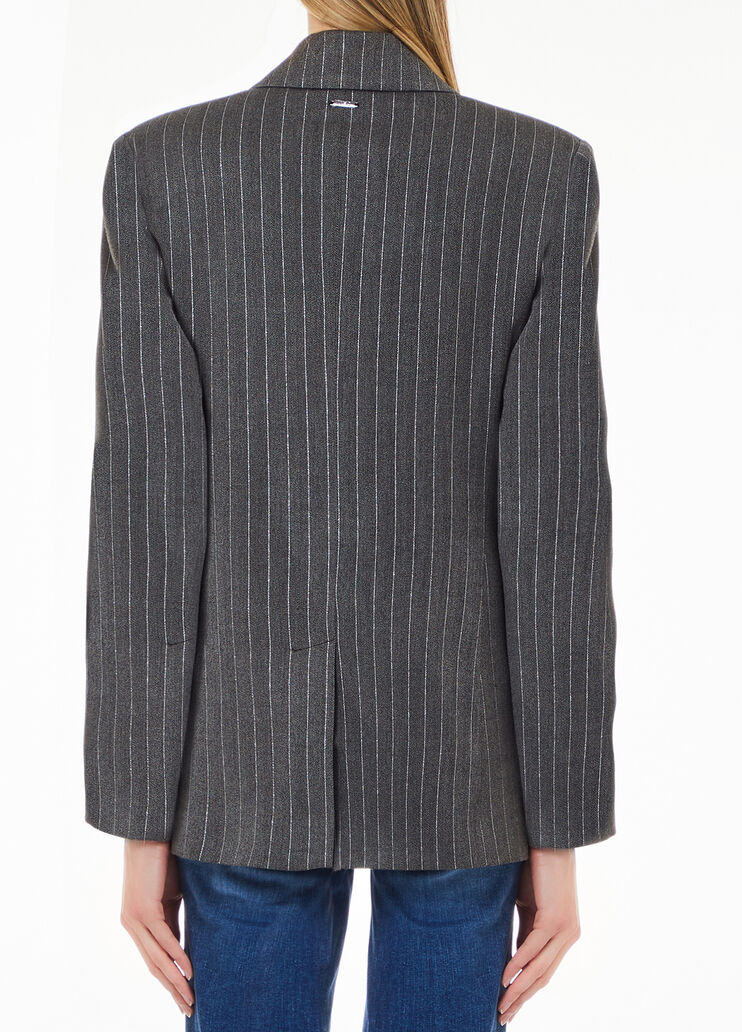 Blazer de raya diplomática gris Liu Jo - medium Blazer de raya diplomática gris Liu Jo - medium