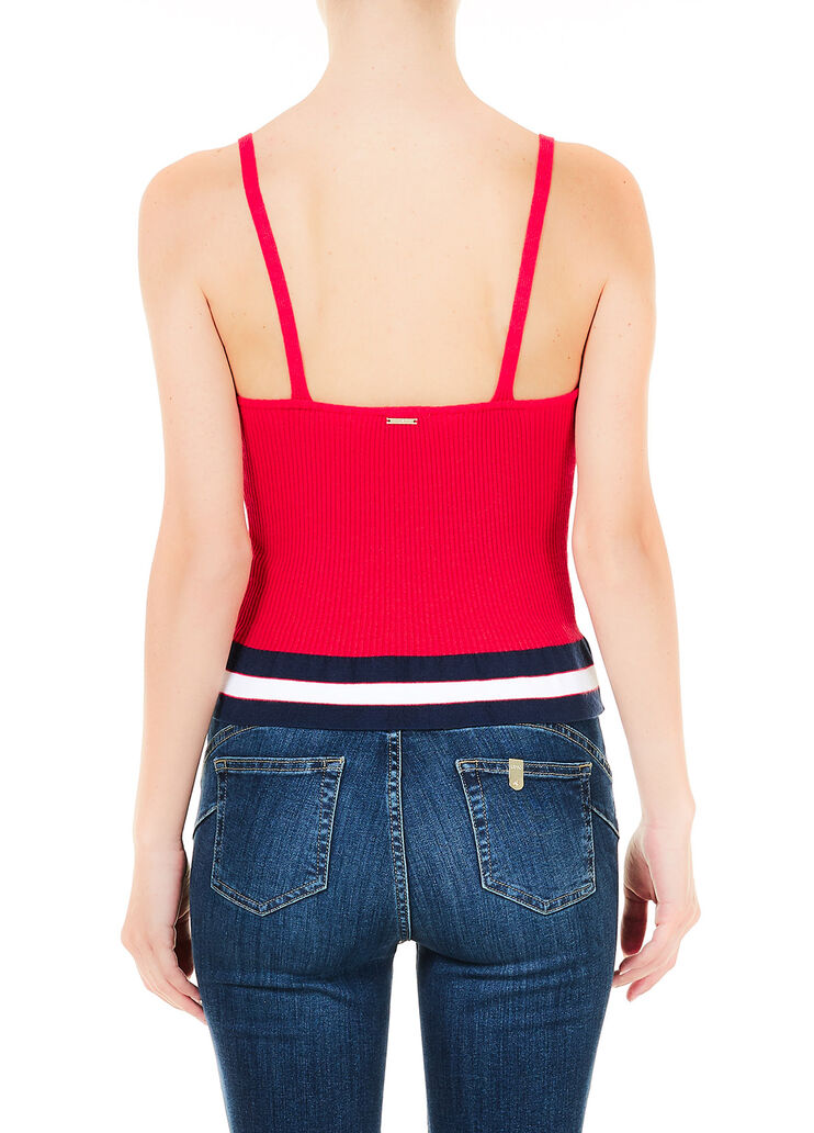 Nachhaltiges Stricktop rot Liu Jo - large image number 1