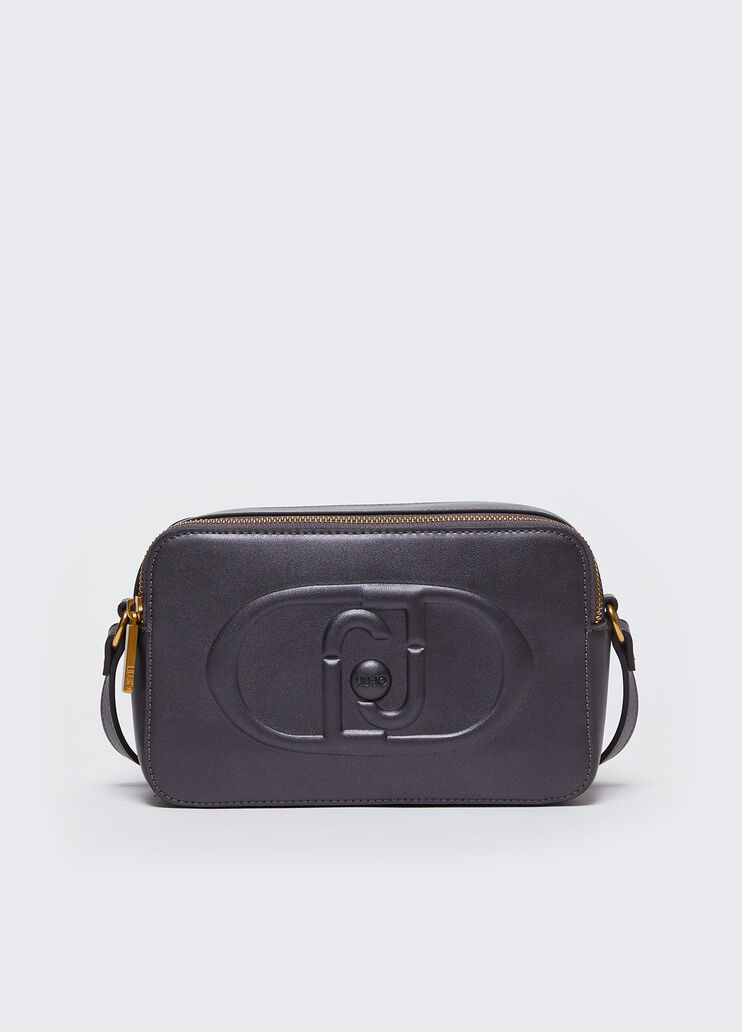 Mittelgroße Umhängetasche mit Logo grau Liu Jo - medium Mittelgroße Umhängetasche mit Logo grau Liu Jo - medium
