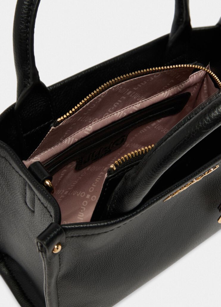 Borsa piccola con charm nero Liu Jo - large image number 6 Borsa piccola con charm nero Liu Jo - large image number 6