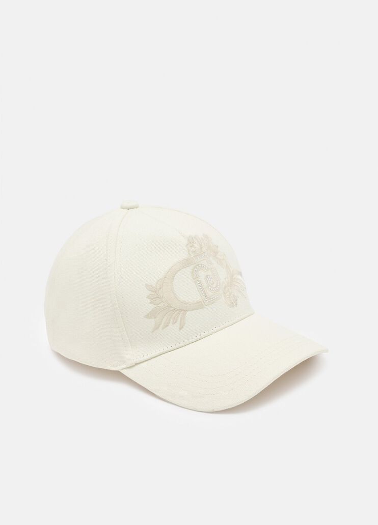 Baseball cap with logo white Liu Jo - medium